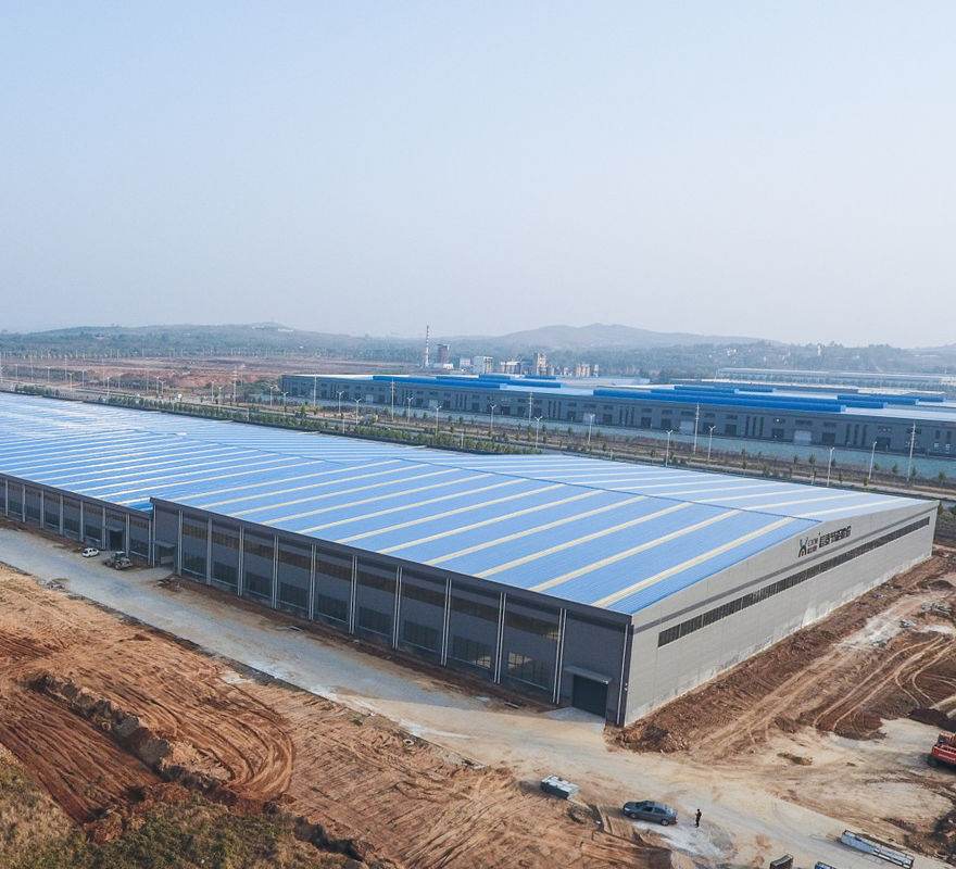 Structure de l'acéro préfabriqué préfabriqué salle de bâtiment structure en acier Q355B atelier d'entrepôt en Chine