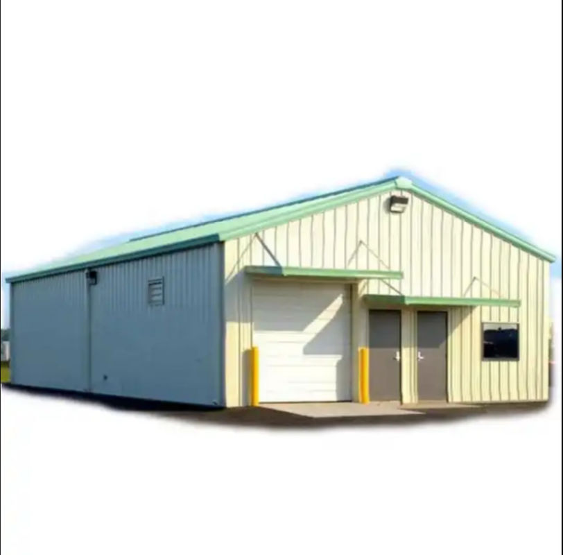 Q235 Construction de bâtiments structurels en acier Atelier Garage Constructions métalliques préfabriquées Résistant à la neige