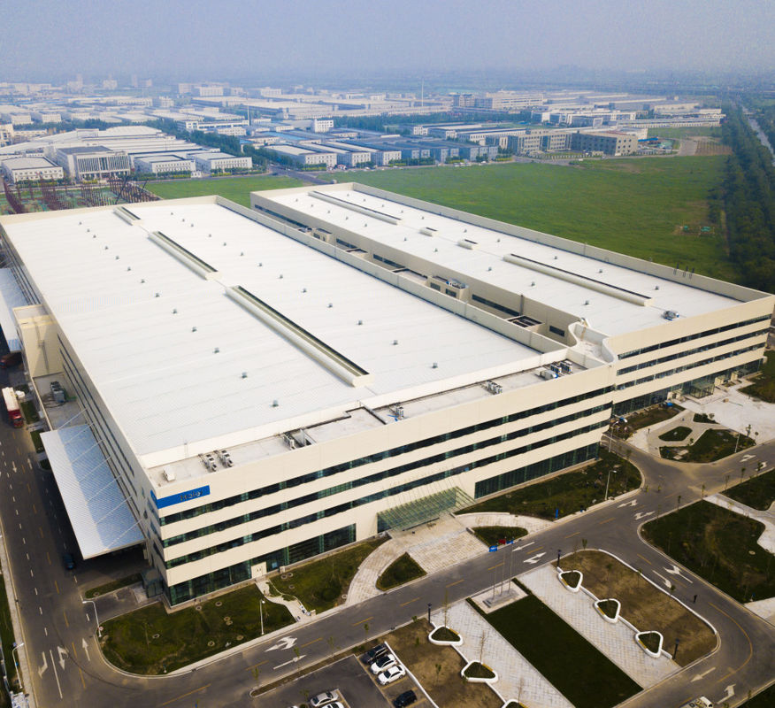 Construction d'un atelier de structures en acier industriel anti-corrosif à grande portée et résistant aux séismes