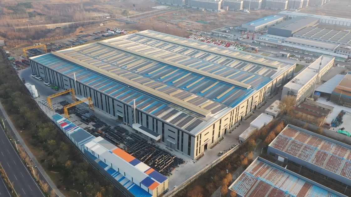 Construire un entrepôt d'acier conçu pour des bâtiments de grande hauteur et de grande envergure avec un atelier de structure en acier préfabriqué résistant aux ouragans