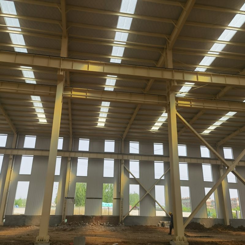Chine usine atelier Structure en acier personnalisée galvanisée préfabriquée poutre de poutre prix