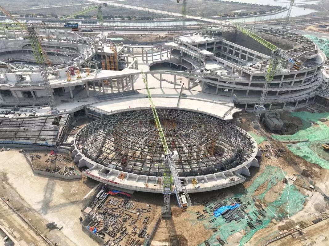 Chine Grandes structures métalliques en acier en acier en extérieur/en intérieur Stade d'exercice sportif/tennis/basketball/salle de sport de football