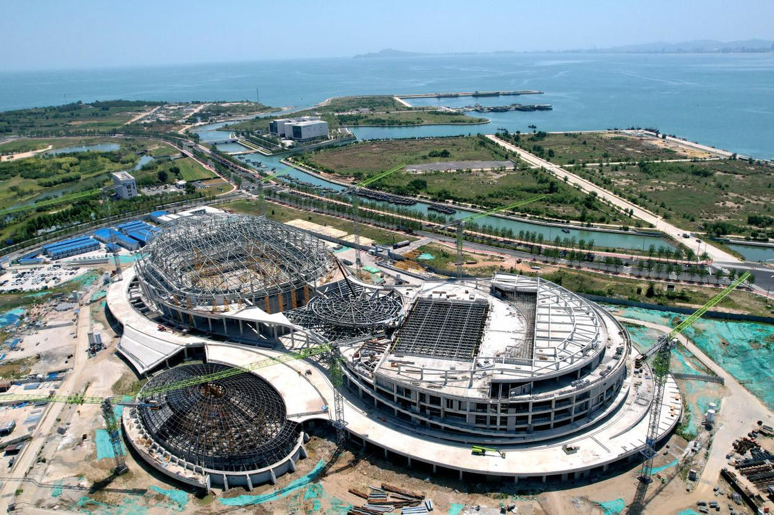 Chine Grandes structures métalliques en acier en acier en extérieur/en intérieur Stade d'exercice sportif/tennis/basketball/salle de sport de football