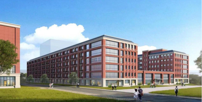 Bâtiment hospitalier métallique préfabriqué bâtiment de bureaux commerciaux à plusieurs étages bâtiment d'acier bâtiment scolaire préfabriqué