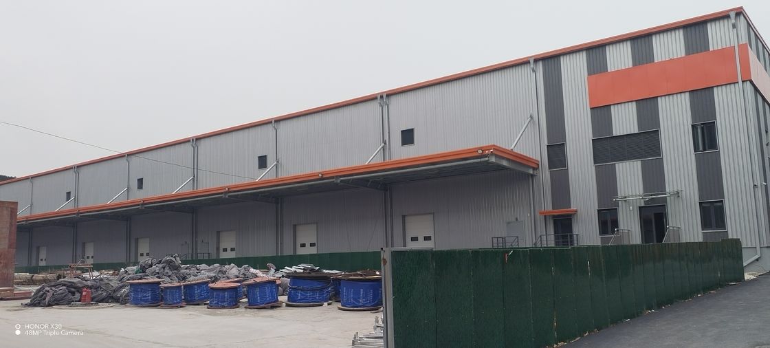 Grand parc logistique de la chaîne froide préfabriqué préfabriqué Structure en acier Station de stockage entrepôt pour la médecine des fruits